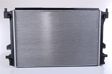 NISSENS Radiator 11243521 Cooling fins material: Aluminium, Core Depth [mm]: 16, Core Length [mm]: 623, Core Width [mm]: 411, Inlet O [mm]: 22, Outlet O [mm]: 22, Radiator type: Brazed cooling fins, Supplementary Article/Info 2: without expansion tank, Supplementary Article/Supplementary Info: without gasket/seal, Water Tank Material (radiator): Plastic 4.
