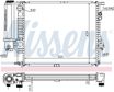 NISSENS Radiator 292103 Cooling fins material: Aluminium, Core Depth [mm]: 34, Core Length [mm]: 520, Core Width [mm]: 433, Inlet O [mm]: 40, Outlet O [mm]: 40, Radiator type: Mechanically jointed cooling fins, Supplementary Article/Info 2: without expansion tank, Supplementary Article/Supplementary Info: without gasket/seal, Water Tank Material (radiator): Plastic 6.