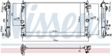 NISSENS Radiator 11243483 Cooling fins material: Aluminium, Core Depth [mm]: 16, Core Length [mm]: 675, Core Width [mm]: 376, Inlet O [mm]: 34, Outlet O [mm]: 34, Radiator type: Brazed cooling fins, Supplementary Article/Info 2: without expansion tank, Supplementary Article/Supplementary Info: without gasket/seal, Water Tank Material (radiator): Plastic 5.