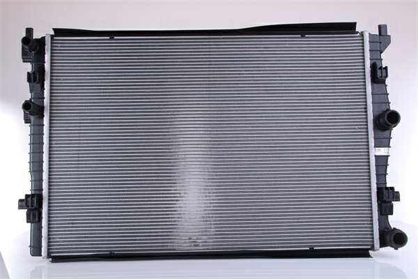 NISSENS Radiator 11243461 Cooling fins material: Aluminium, Core Depth [mm]: 26, Core Length [mm]: 650, Core Width [mm]: 439, Inlet O [mm]: 32,5, Outlet O [mm]: 32,5, Radiator type: Brazed cooling fins, Supplementary Article/Info 2: without expansion tank, Supplementary Article/Supplementary Info: without gasket/seal, Water Tank Material (radiator): Plastic 1.