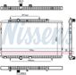 NISSENS Radiator 11243488 Cooling fins material: Aluminium, Core Depth [mm]: 26, Core Length [mm]: 380, Core Width [mm]: 703, Inlet O [mm]: 32,5, Outlet O [mm]: 32,5, Radiator type: Brazed cooling fins, Supplementary Article/Info 2: without cap, without expansion tank, Supplementary Article/Supplementary Info: with gaskets/seals, Water Tank Material (radiator): Plastic 2.