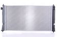 NISSENS Radiator 11243483 Cooling fins material: Aluminium, Core Depth [mm]: 16, Core Length [mm]: 675, Core Width [mm]: 376, Inlet O [mm]: 34, Outlet O [mm]: 34, Radiator type: Brazed cooling fins, Supplementary Article/Info 2: without expansion tank, Supplementary Article/Supplementary Info: without gasket/seal, Water Tank Material (radiator): Plastic 4.
