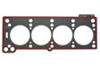 A.Z. MEISTERTEILE Cyilinder head gasket 11081632 Seal type: metal sealant gasket. Thickness [mm]: 1.35. Diameter [mm]: 77. Number of Holes: 2. only in connection with: 14-32089-01
Gasket Design: Fibre Composite, Thickness [mm]: 1,35, Diameter [mm]: 77, Number of Holes: 2, only in connection with: 14-32089-01 1.
