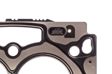 A.Z. MEISTERTEILE Cyilinder head gasket 11081647 Seal type: Sheet metal seal. Thickness [mm]: 1.4. Diameter [mm]: 75.7. Number of Wedges/Holes: 7
Gasket Design: Multilayer Steel (MLS), Thickness [mm]: 1,4, Diameter [mm]: 75,7, Notches/Holes Number: 4 2.