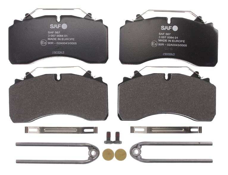 SAF Brake pad for disc brake (cargo) 138292 Set