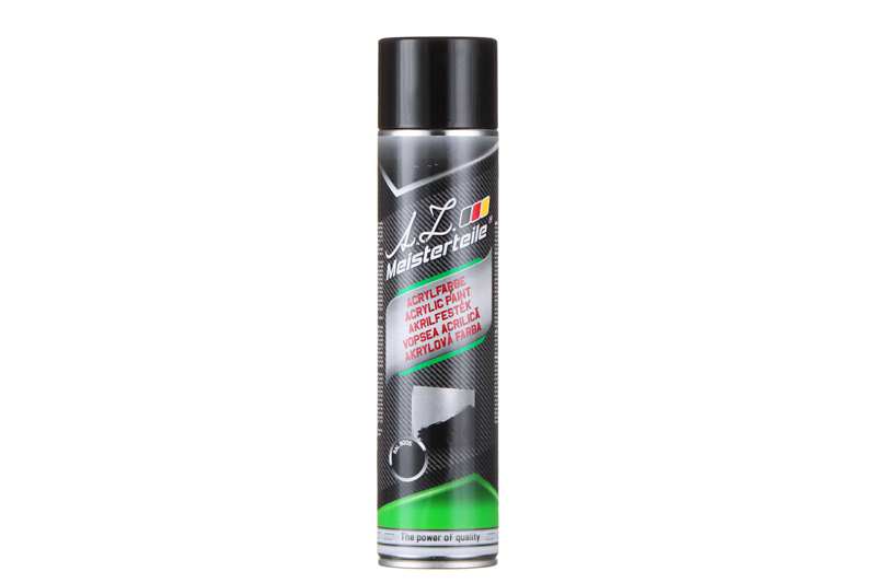 A.Z. MEISTERTEILE Acryl paint 11200530 Acrylic paint black RAL 9005 aerosol. 600 ml
Cannot be taken back for quality assurance reasons!