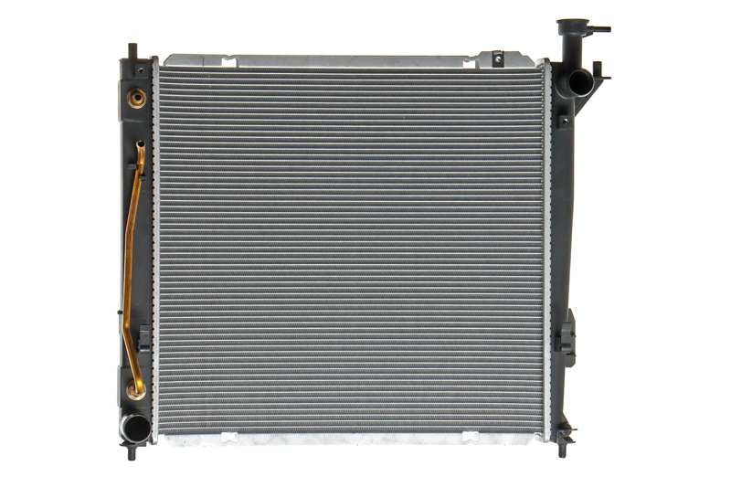 A.Z. MEISTERTEILE Radiator 11200483 Cooling fins material: Aluminium, Core Depth [mm]: 26, Core Length [mm]: 510, Core Width [mm]: 471, Inlet O [mm]: 35, Outlet O [mm]: 35, Radiator type: Brazed cooling fins, Supplementary Article/Info 2: without cap, without expansion tank, Supplementary Article/Supplementary Info: with oil cooler, with gaskets/seals, Water Tank Material (radiator): Plastic