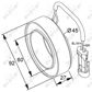 NRF Magnetic clutch coil 11262170 With ac compressor
Manufacturer Restriction: DELPHI, Voltage [V]: 12, Shape: oval 5.