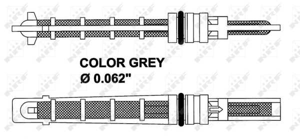 NRF Kapillary tube 11262150 Refrigerant: R 12