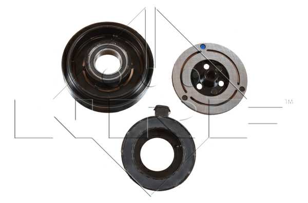 NRF Magnetic clutch for air conditioning compressor 11262103 With ac compressor
Manufacturer Restriction: GENUINE DELPHI, Voltage [V]: 12, Number of grooves: 6, Belt Pulley O [mm]: 129 1.