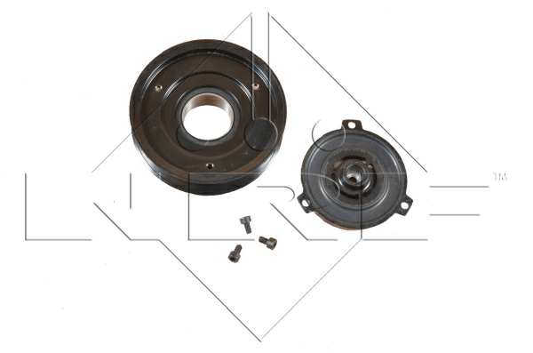 NRF Magnetic clutch for air conditioning compressor 11262124 With ac compressor
Manufacturer Restriction: GENUINE ZEXEL, Voltage [V]: 12, Number of grooves: 6, Belt Pulley O [mm]: 110