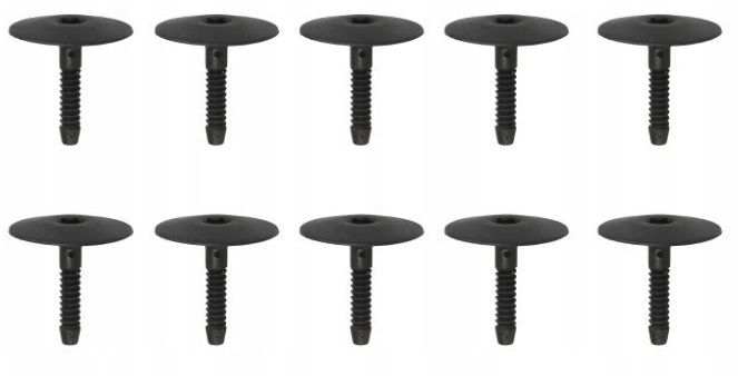 ROMIX Carpet fastener 11214850 BMW, length: 25mm, diameter: 23.8mm, bore size: 3.9mm, black, 10pcs/pack 1.