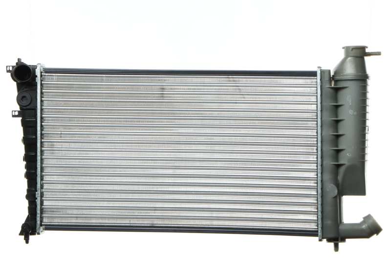 A.Z. MEISTERTEILE Radiator 11200449 Cooling fins material: Aluminium, Core Depth [mm]: 23, Core Length [mm]: 610, Core Width [mm]: 378, Inlet O [mm]: 48, Outlet O [mm]: 40, Radiator type: Mechanically jointed cooling fins, Supplementary Article/Info 2: without expansion tank, Supplementary Article/Supplementary Info: without gasket/seal, Water Tank Material (radiator): Plastic