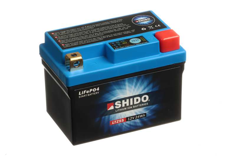 SHIDO Batterie 124928 12 V, 2 Ah, rechts +, 120 a