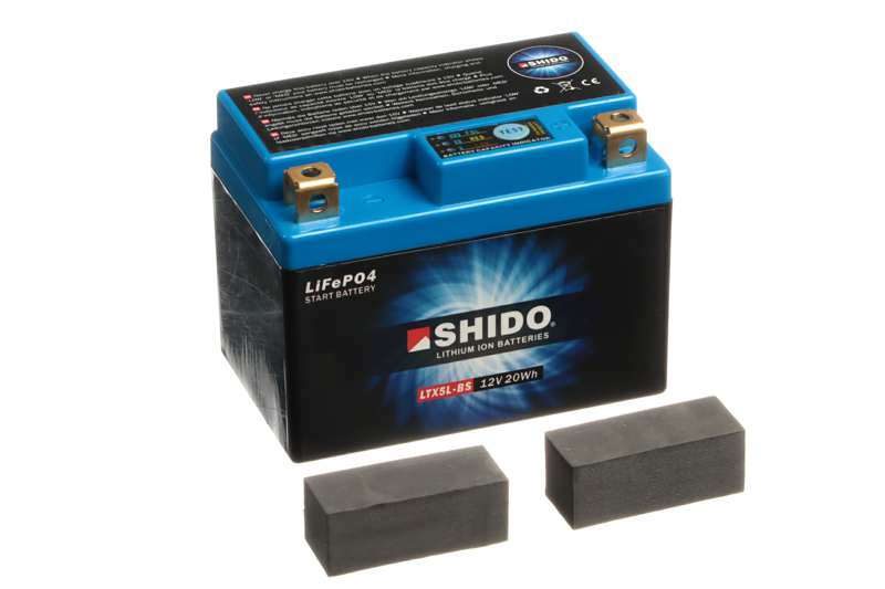 SHIDO Batterie 124921 12 V, 1,6 Ah, rechts +, 95 a