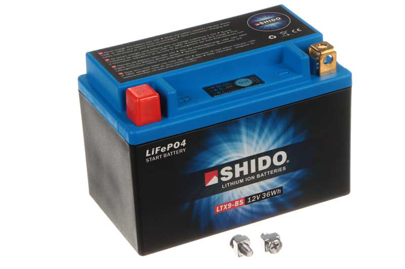 SHIDO Batterie 124924 12 V, 3 Ah, Bal +, 180 a 1.