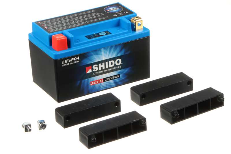 SHIDO Batterie 124893 12 V, 4 Ah, Bal +, 240 a