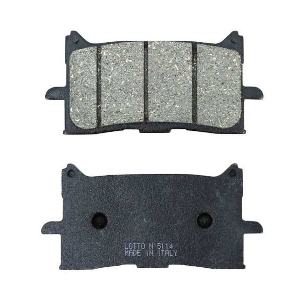 NEWFREN Brake pad for motorcycle 11174555 Road, Touring, Organic, Set, For a Brake Discretion!