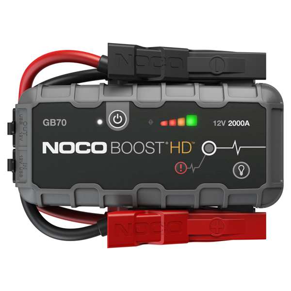 NOCO Starthilfe Powerbank 11277571 Booster 12 V, 2000 Sprungstarter. Sparkling -Technologie und Schutz für umgekehrte Polarität.