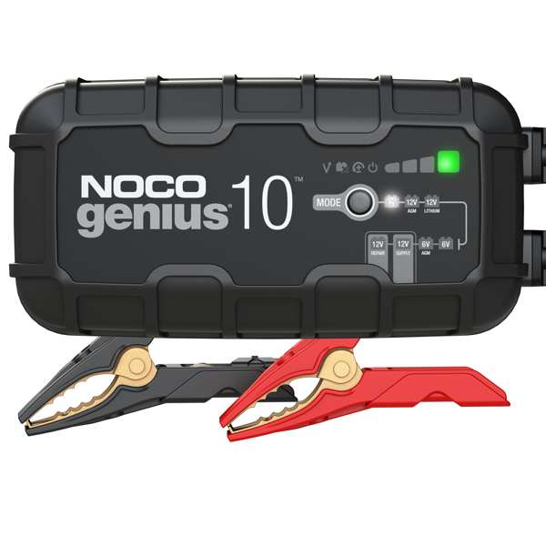 NOCO Dichtung 11277577 6 V / 6 V agm / 12 V / 12 V agm / 12 V Lithium / Wiederherstellung und Renovierungsmodus. Füllstrom 10 a (6 V) / 10 a (12 V). Erweiterter Akku mit diagnostischen Funktionen.