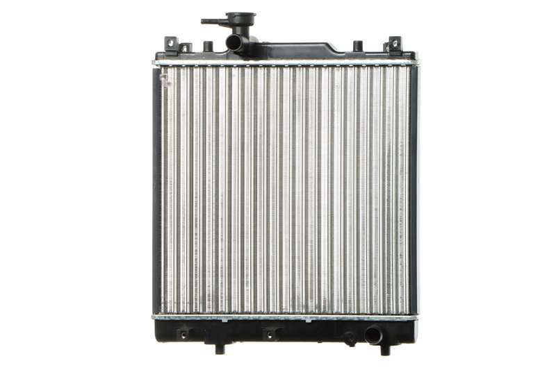 A.Z. MEISTERTEILE Radiator 10400764 Cooling fins material: Aluminium, Core Depth [mm]: 23, Core Length [mm]: 378, Core Width [mm]: 355, Inlet O [mm]: 25, Outlet O [mm]: 25, Radiator type: Mechanically jointed cooling fins, Supplementary Article/Info 2: without expansion tank, Supplementary Article/Supplementary Info: with gaskets/seals, Water Tank Material (radiator): Plastic
