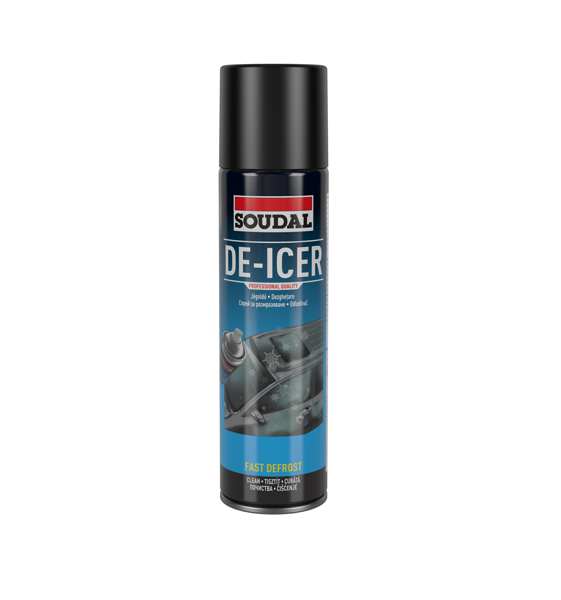 SOUDAL Enteiser 11277700 400 ml Aerosol, wirkt schnell, hinterlässt keine Spur, funktioniert gut mit dickem Eis.
Kann aus Gründen der Qualitätssicherung nicht zurückgenommen werden!