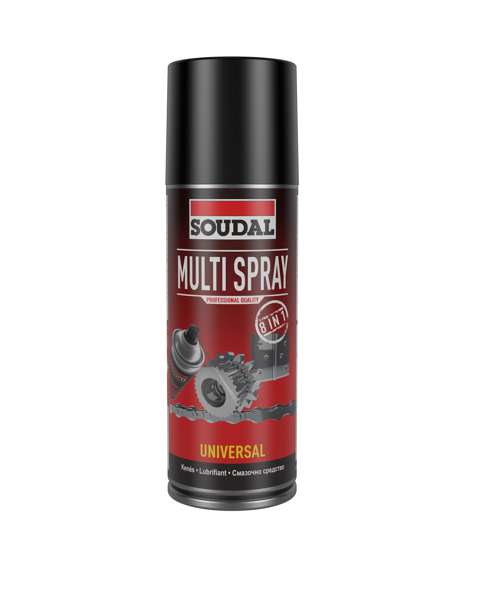 SOUDAL Universelles Spray 11277705 200 ml Aerosol, Universal Spray, 8 Effekte können für Metalle, Kunststoffe und Gummi verwendet werden. Aspray kann in jedem Winkel verwendet werden.
Kann aus Gründen der Qualitätssicherung nicht zurückgenommen werden!