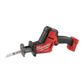 MILWAUKEE Akku-Schwertsäge 11277707 M18 FHZ-0x 18 V-Li-Ionen-Batterie Milwaukee M18 Handwater Säge (ohne Batterie und Ladegerät) Schlaganfalllänge: 22 mm, Hubsnummer: 0-3000 Striche/min 2.