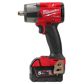 MILWAUKEE Impact screwdriver w.battery 11277714 M18 FMTIW2F12-502x 18 V-Li-ion Battery Milwaukee M18 FUEL 1/2 Medium torque Pact Screwdriver Ring (2x M18 B5 battery, M12-18 FC charger and Heavy Duty Coffer), speed: 0-1200 / 0-1950 / 0 -2575/0-1325 Ford/min, max screw diameter: M22, Max torque: 475/610/745/47, tool capture: 1/2 rectangle 1.