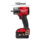 MILWAUKEE Impact screwdriver w.battery 11277714 M18 FMTIW2F12-502x 18 V-Li-ion Battery Milwaukee M18 FUEL 1/2 Medium torque Pact Screwdriver Ring (2x M18 B5 battery, M12-18 FC charger and Heavy Duty Coffer), speed: 0-1200 / 0-1950 / 0 -2575/0-1325 Ford/min, max screw diameter: M22, Max torque: 475/610/745/47, tool capture: 1/2 rectangle 3.