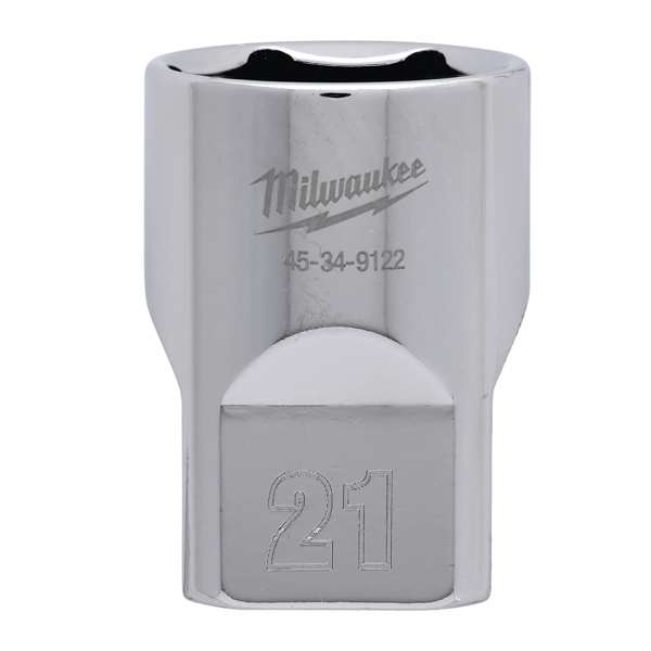 MILWAUKEE Socket wrench - metric 11277738 1/2, 21mm, hexagonal, length: 38mm, wind: 22.1mm 1.