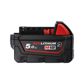 MILWAUKEE Machine tool battery 11277796 M18 B5-CR Redlithium Oil and Fat Ratron 5 AH and 18 V LI-Ion Battery 3.