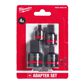 MILWAUKEE Steckschlüssel-Adapter 11277725 4 Sätze, Maschine, Größen: 3/8 - 1/4, 3/8- 1/2, 1/2 - 3/8, 1/2 - 3/4 " 2.