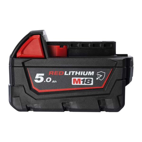 MILWAUKEE Machine tool battery 11277796 M18 B5-CR Redlithium Oil and Fat Ratron 5 AH and 18 V LI-Ion Battery 1.