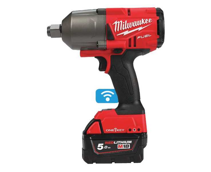 MILWAUKEE Akku-Schlagschrauber 11277715 M18 Onefhiwf34-502x 18 V-Li-Ionen-Batterie Milwaukee M18 Paktschraubendreher (2x Li-Ionen-Batterie mit 5.0AH, Ladegerät und Hochleistungs-Koffer), Geschwindigkeit: 0-800/0-1300/0-1800 Ford/Minuten, maximal Drehmoment: 200 nm Max. Schraubdurchmesser: M22, maximales Drehmoment: 700/1138/1627, Werkzeugfang: 3/4 Rechteck 1.