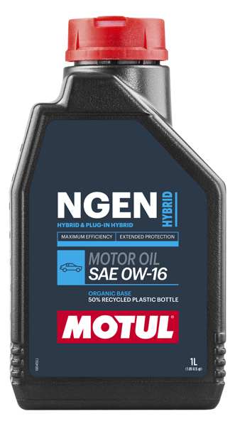 MOTUL Motorenöl 11278281 NGen Hybrid 0W-16, 1L-Paket, API SP, ILSAC GF-6B, synthetische, biologische Kraftstoff-effizientes Motoröl, insbesondere für Hybrid-Elektrofahrzeuge. (H.E.V, P.H.E.V.)
Inhalt [Liter]: 1, Gebindeart: Flasche, Viskositätsklasse nach SAE: 0W-16, Spezifikation nach API: SP/RC, Spezifikation nach ILSAC: GF-6B
Kann aus Gründen der Qualitätssicherung nicht zurückgenommen werden!