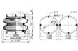 CONTITECH Luftfeder (mit Ring) 10001533 Material: Metall 3.