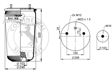 CONTITECH Air spring semi complet (trailer) 10001500 Weight [kg]: 9,65, RPO number: AIT 3.