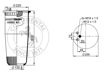 CONTITECH Air spring semi complet 10001317 Weight [kg]: 4,8, Packaging length [cm]: 22, Packaging width [cm]: 22, Packaging height [cm]: 52 3.