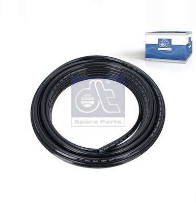 DT SPARE PARTS Air hose, high pressure 10101548 Black, 25 m/roll
Thickness [mm]: 2, Length [m]: 25, Material: PA (polyamide), Inner Diameter [mm]: 10, Outer Diameter [mm]: 14, Colour: black, DIN/ISO: DIN 74324