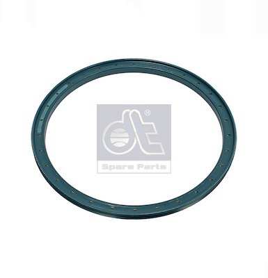 DT SPARE PARTS Wheel hub seal 10324480 Material: NBR (Nitrile Butadiene Rubber) / ACM (Polyacrylic Rubber), Weight [g]: 83, Inner diameter [mm]: 155, Outer diameter [mm]: 176,7, Height [mm]: 8