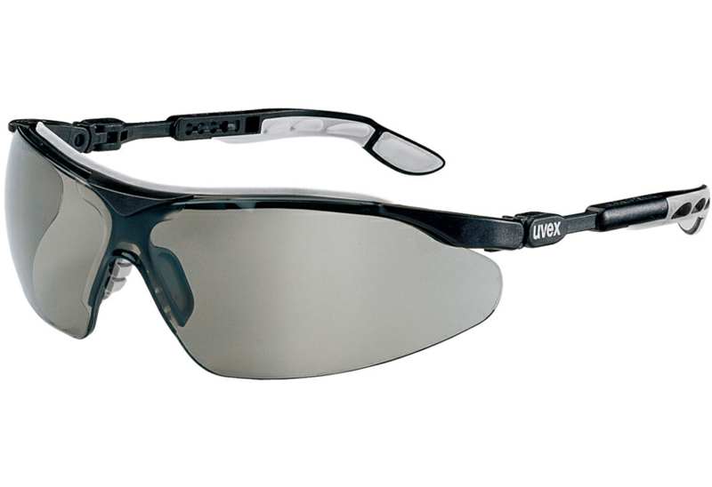 SKYDDA Brille 909817 Uvex 9160 IVO, schwarzer Rahmen/Rauchobjektiv