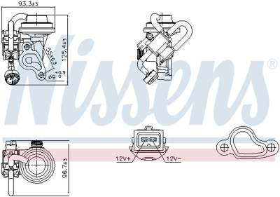NISSENS EGR valve