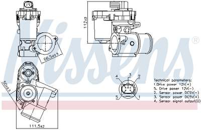 NISSENS EGR valve