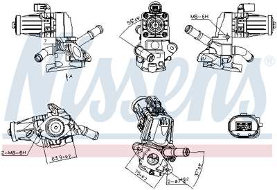 NISSENS EGR valve