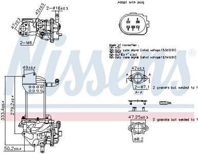 NISSENS EGR valve