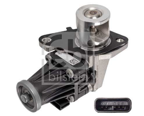 SWAG/FEBI EGR valve 11282146 Number of connectors: 5, Fitting Position: Upper, Supplementary Article/Supplementary Info: with seal