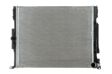 NISSENS Radiator 11280699 Cooling fins material: Aluminium, Core Depth [mm]: 22, Core Length [mm]: 600, Core Width [mm]: 488, Inlet O [mm]: 38,5, Outlet O [mm]: 38,5, Radiator type: Brazed cooling fins, Supplementary Article/Info 2: without expansion tank, Supplementary Article/Supplementary Info: without gasket/seal, Water Tank Material (radiator): Plastic 1.