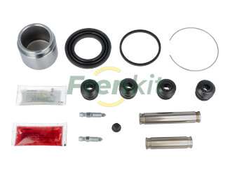 FRENKIT Reparatursatz. Bremssattel 11297588 Einbauposition: Vorderachse, Durchmesser [mm]: 51, Bremssystem: Toyota, Version: Kit+Piston+GuidePins, Vollsatz: