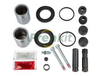 FRENKIT Reparatursatz. Bremssattel 11297450 Einbauposition: Vorderachse, Durchmesser [mm]: 44, Bremssystem: Brembo, Version: Kit+Piston+GuidePins, Vollsatz: